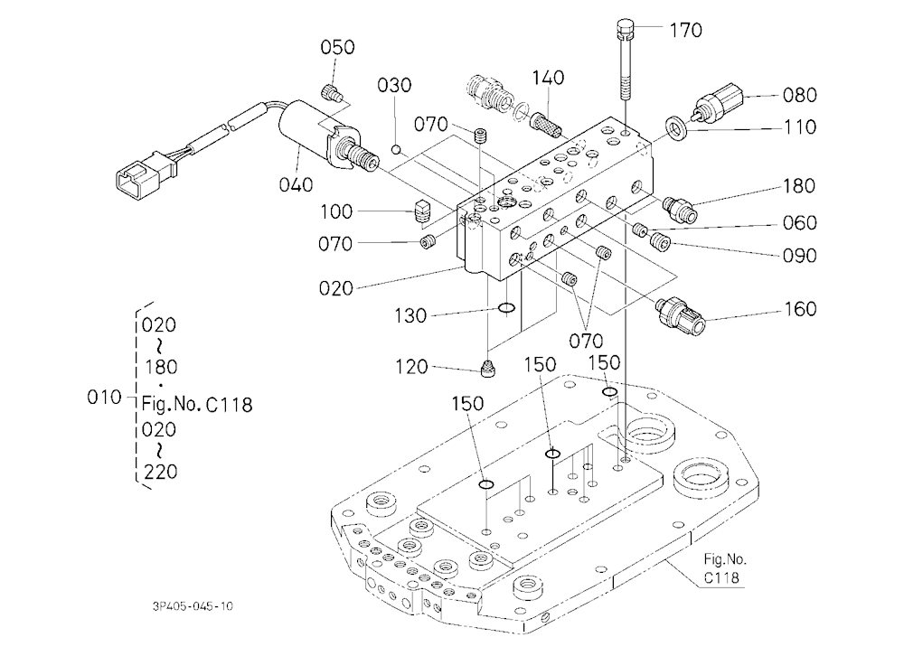 Power Shift Valve (Upper) [Component Parts]