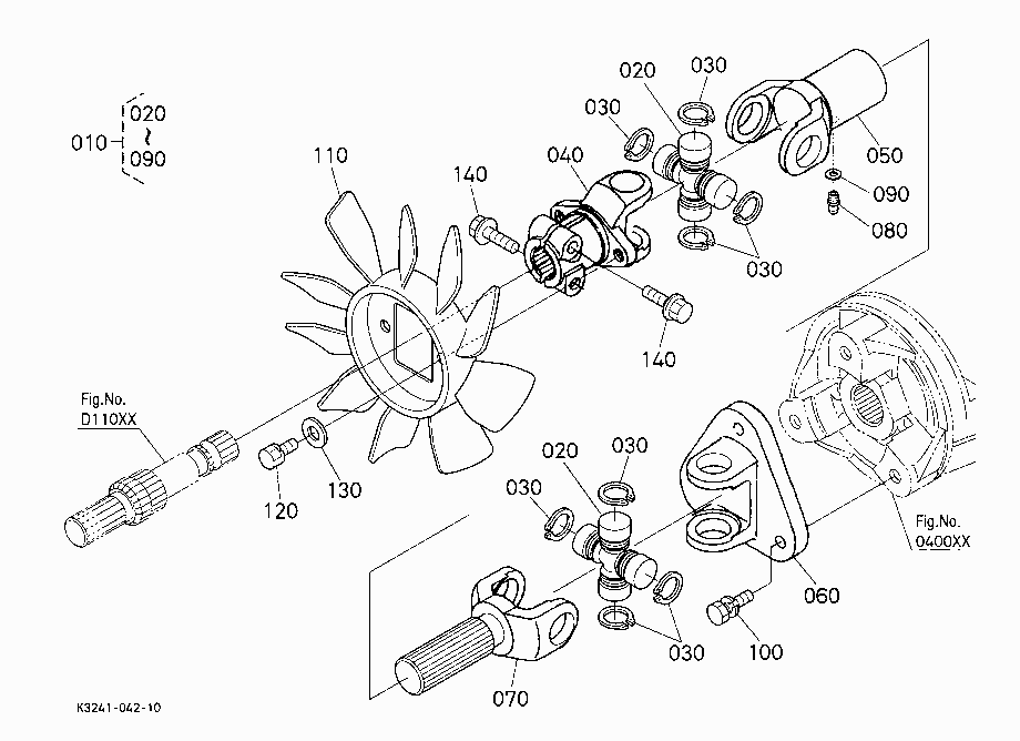 UNIVERSAL JOINT/FAN