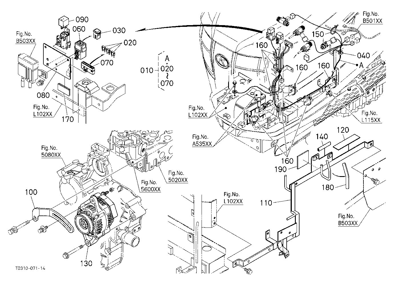 Heater Kit (Alternator/Electrical Wiring) [Option]