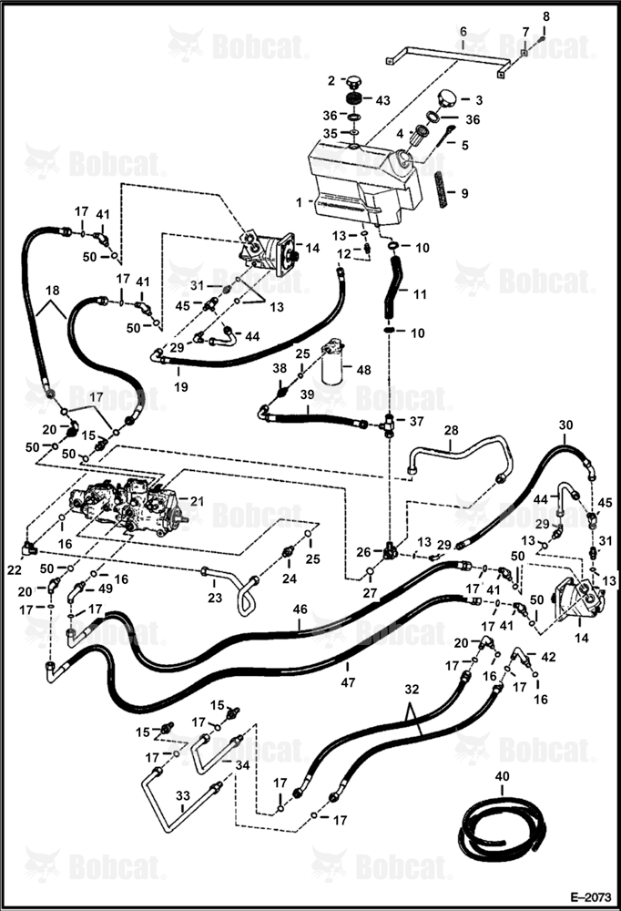 Hydrostatic Circuitry 508411291 & Above, 509711001 & Above