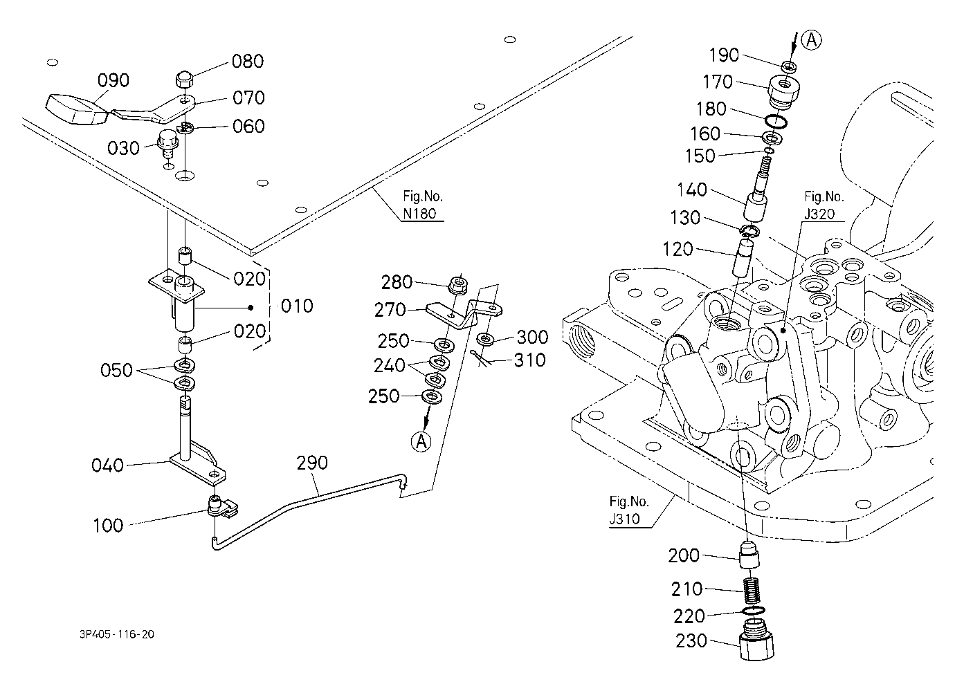 Lowerring Lock Lever