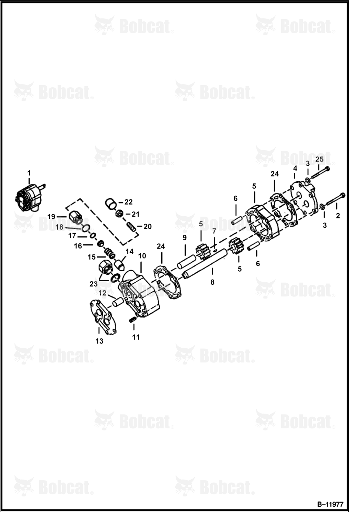 Hydrostatic Charge Pump (Model 22-2501AA-REDX)