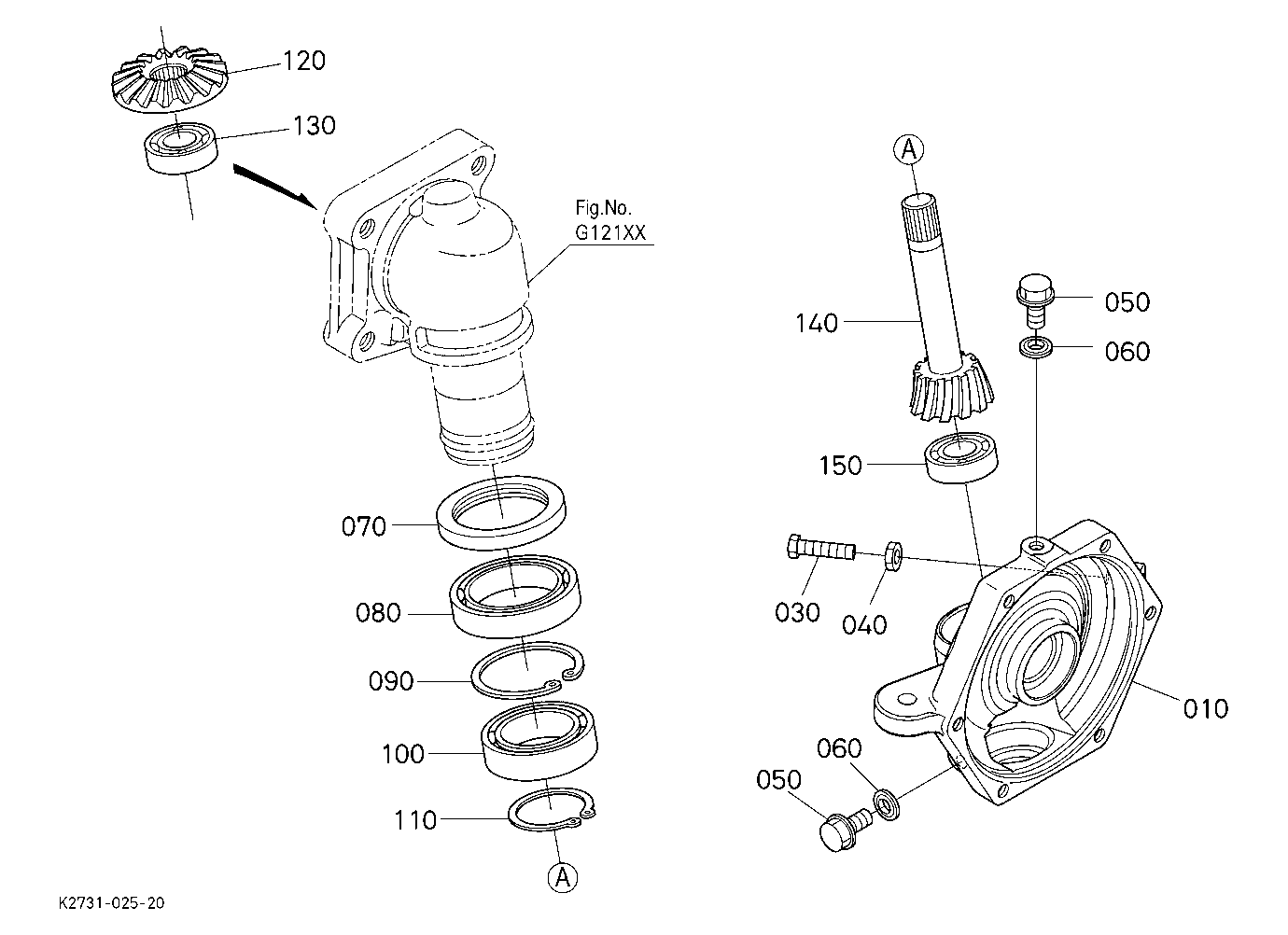 Front Axle Case Lh