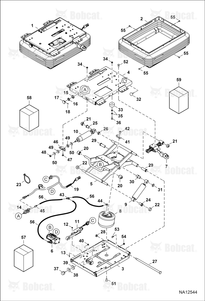 Seats (Premium) (Air Suspension) (Suspension Assembly)