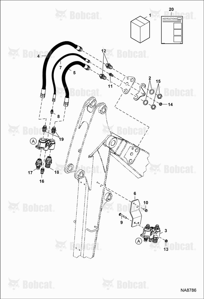 Coupler Block Kit (Standard Arm)