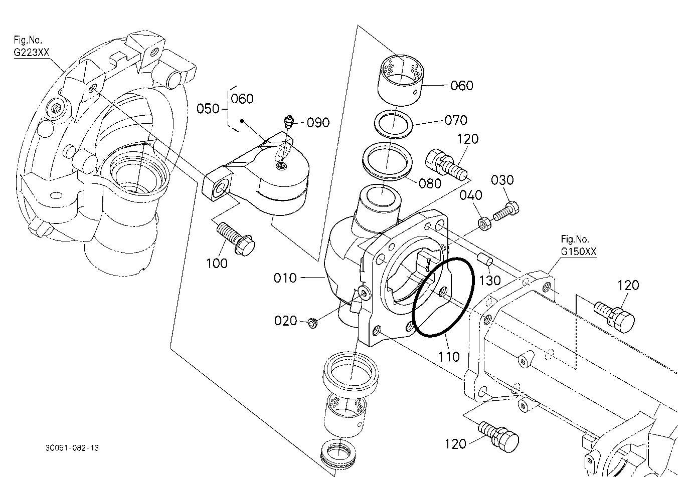 Bevel Gear Case Rh
