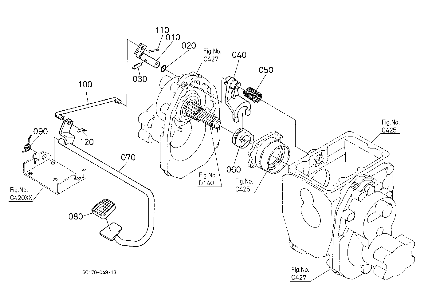 Differential Lock Pedal