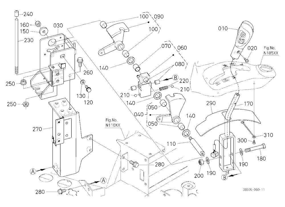 Main Gear Shift Lever