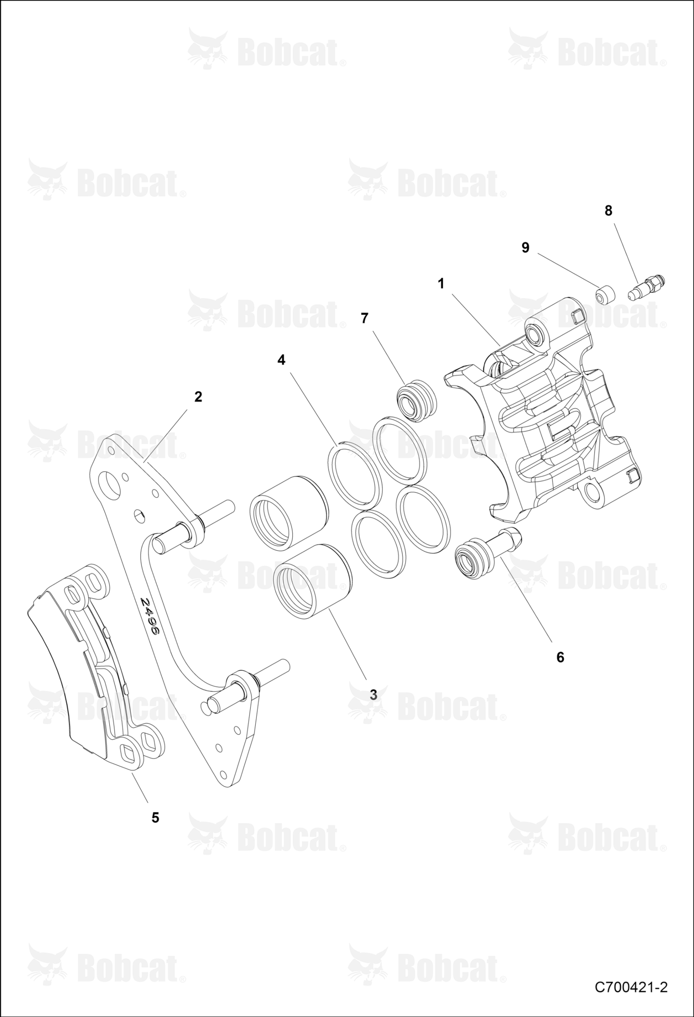 BRAKES, CALIPER, Front