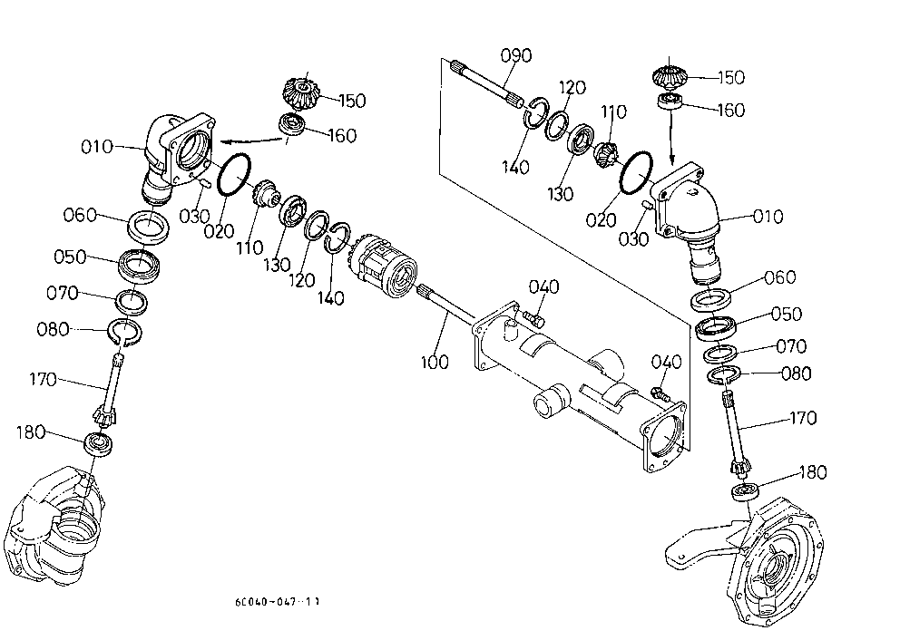 Front Bevel Gear Case