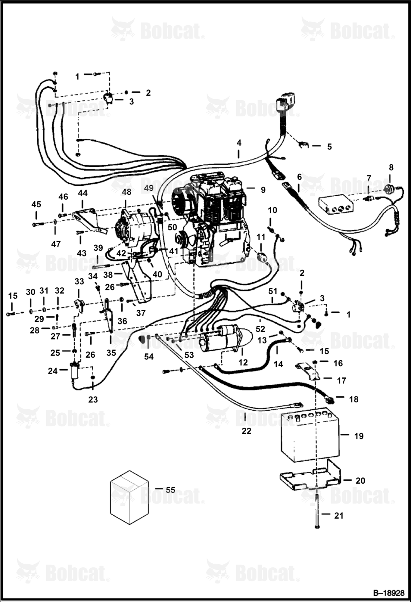 Engine Electrical  5006M14001 & Above