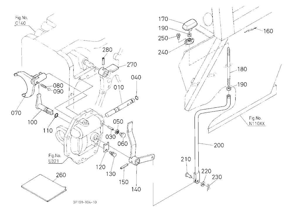 Creep Speed Kit 2 (Shift Fork/Lever) [Option]