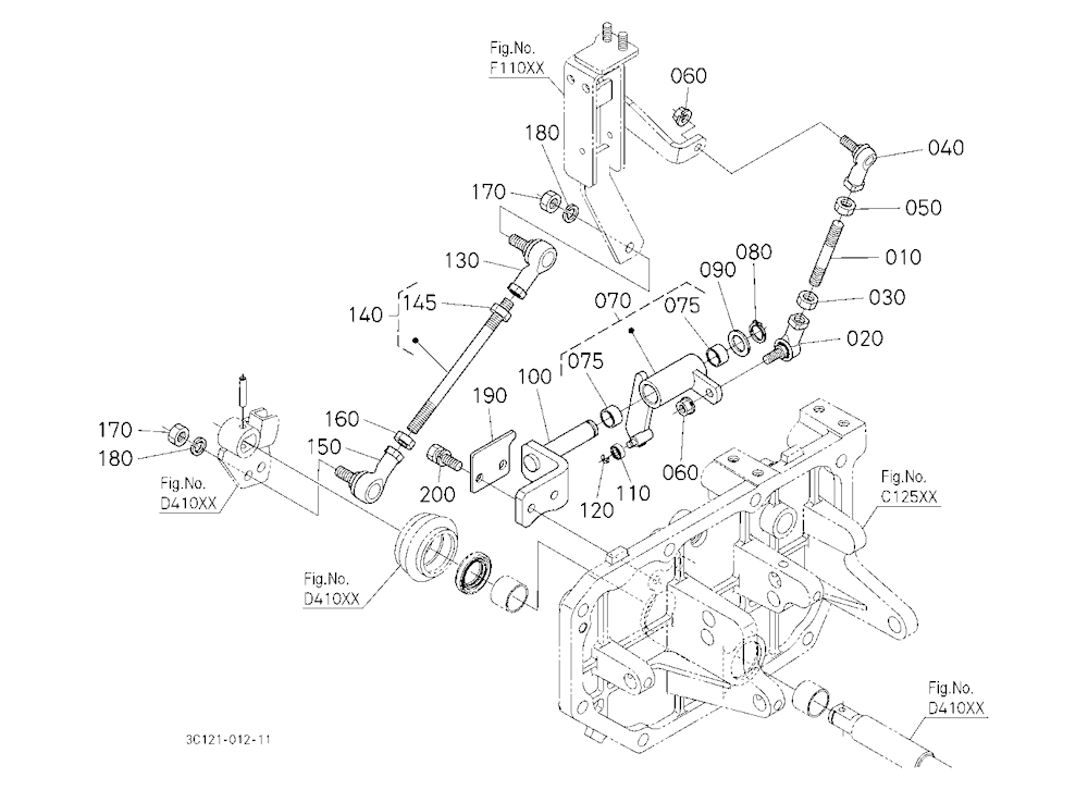 Main Gear Shift Rod