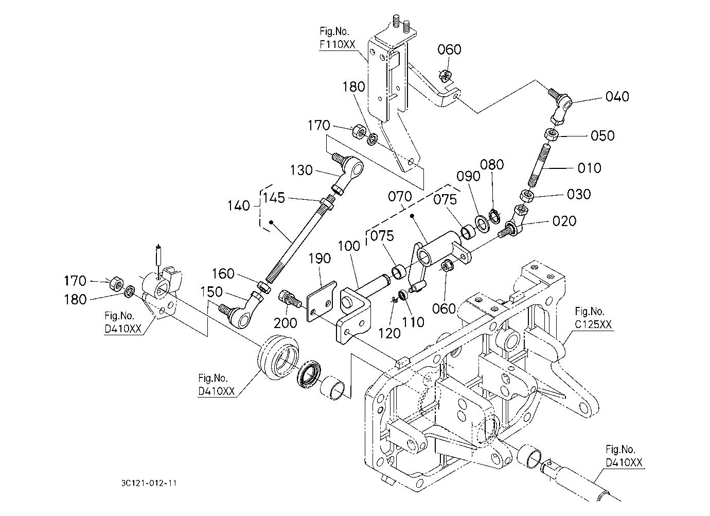 Main Gear Shift Rod