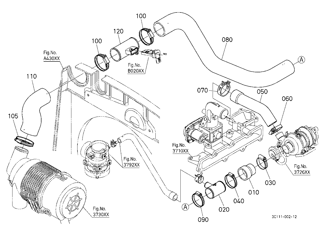 Inlet Pipe (Air Cleaner)