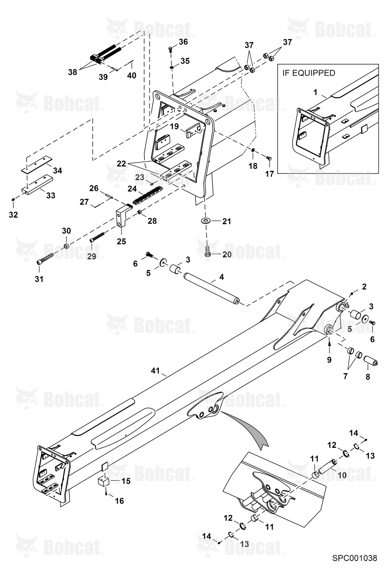 Outer Boom  A8GT11001 & Above