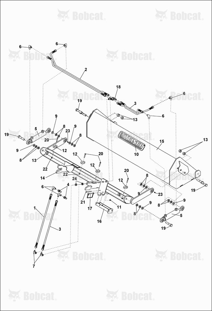 48" Hydraulic Slip Scoop Parts