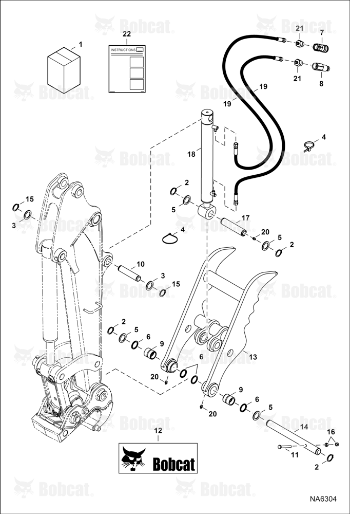 Clamp (Kit) (W/X-Change) (E26) AFM100101 & Above
