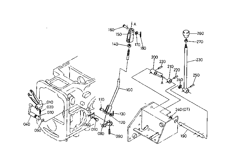 Pto Shift Lever