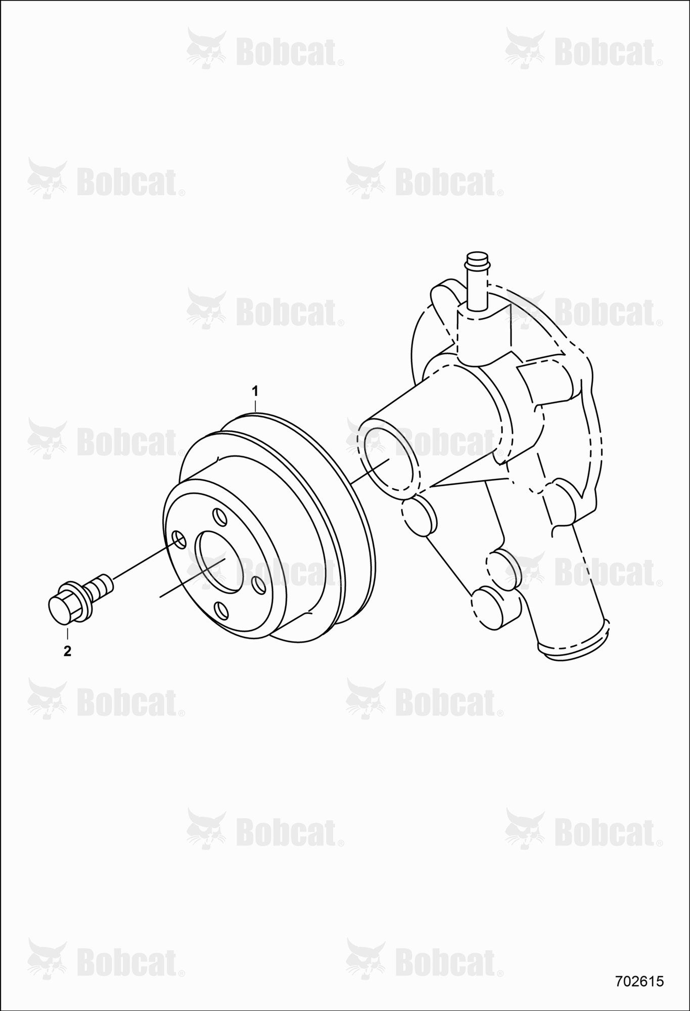 ENGINE, Water Pump Pully
