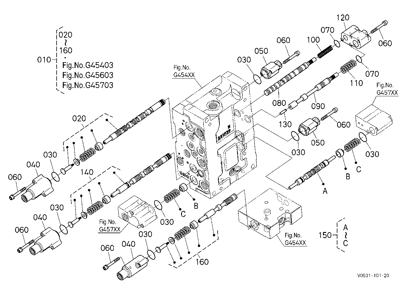 Control Valve (Spool) [Component Parts] [High Flow