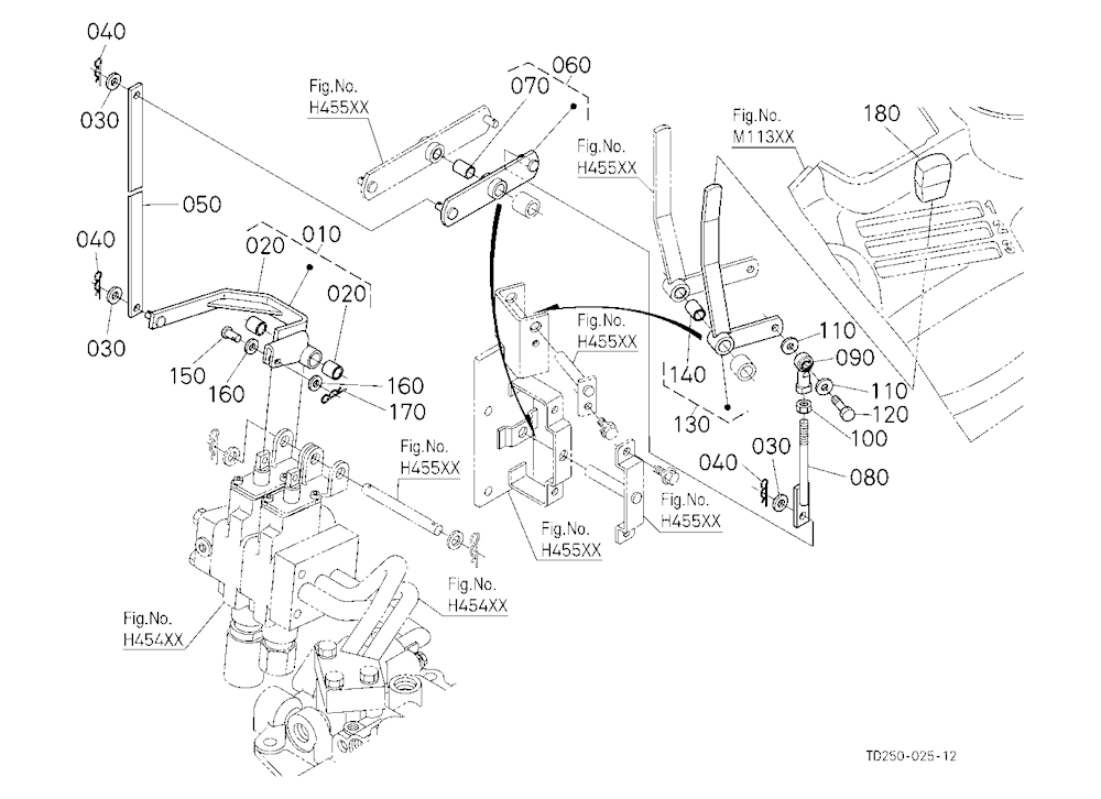 Auxiliary Control Valve Lever (2Nd) [Ca]