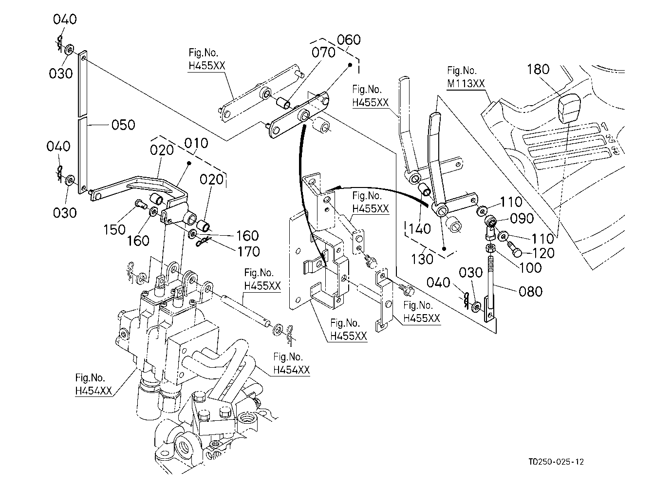 Auxiliary Control Valve Lever (2Nd) [Ca]