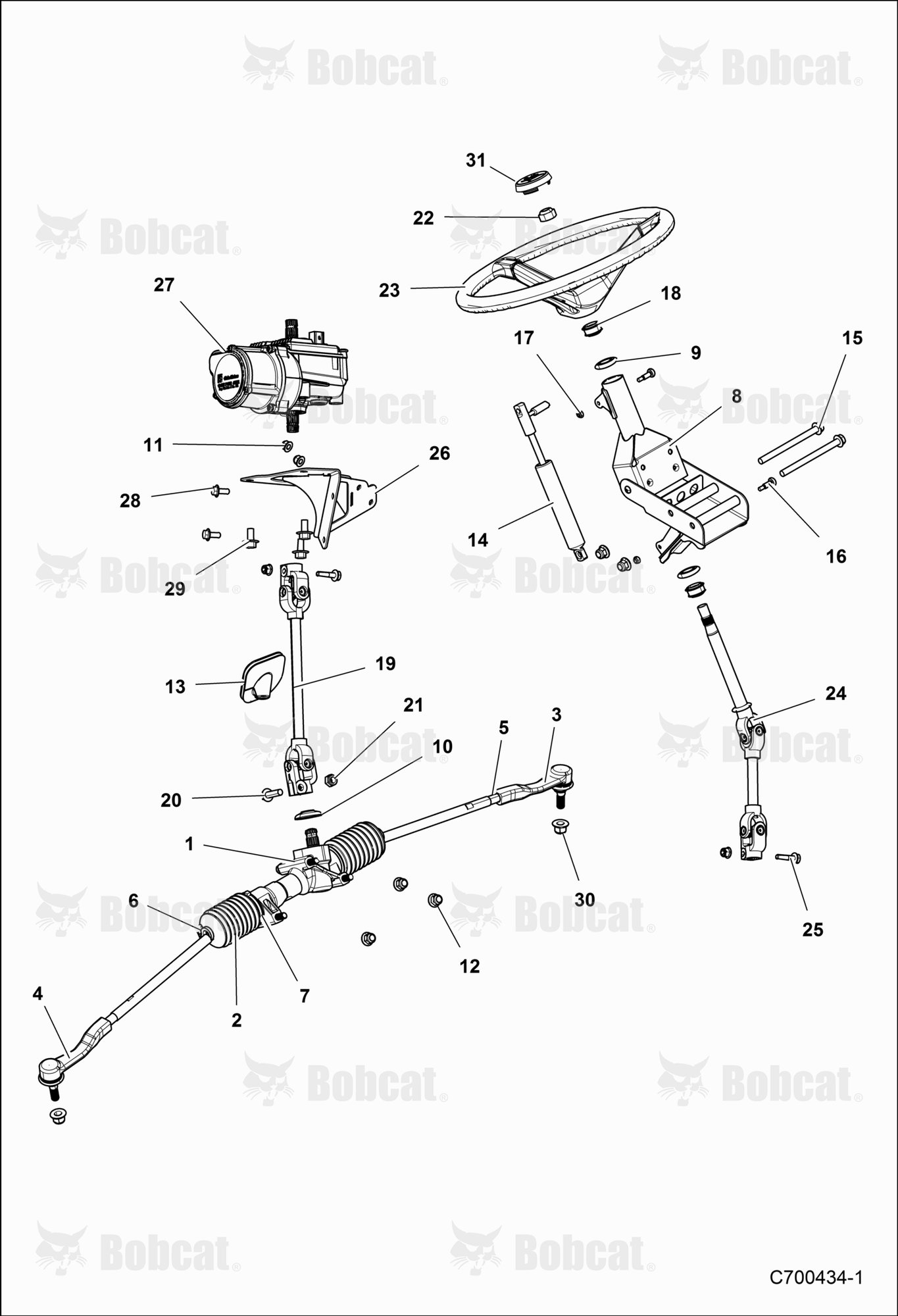 STEERING, Steering Asm
