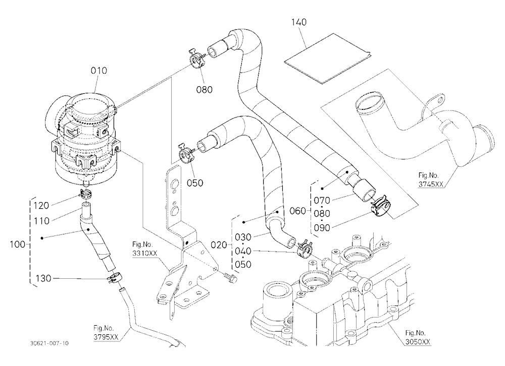 Insulation Kit (Oil Separator Pipe) [Option]