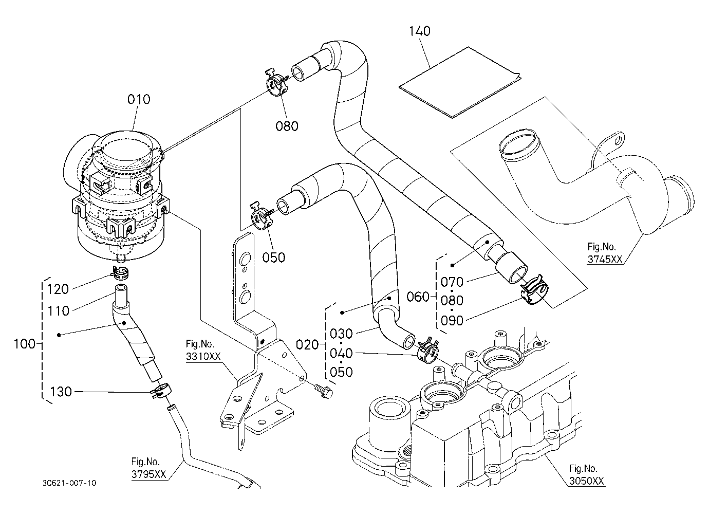 Insulation Kit (Oil Separator Pipe) [Option]