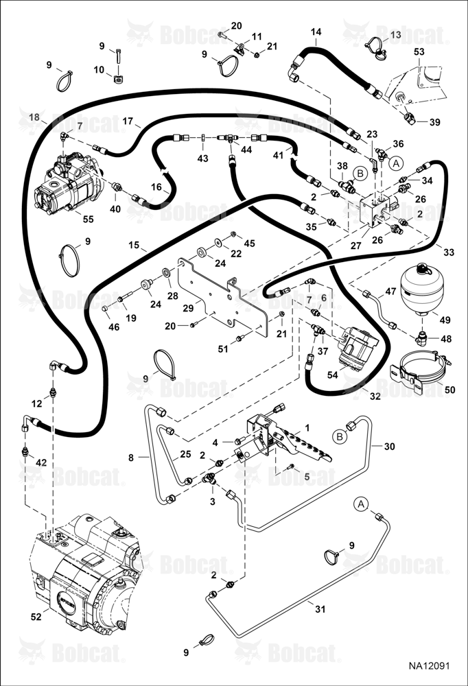 Hydraulic Circuitry (Brake System) (Italy Configuration)