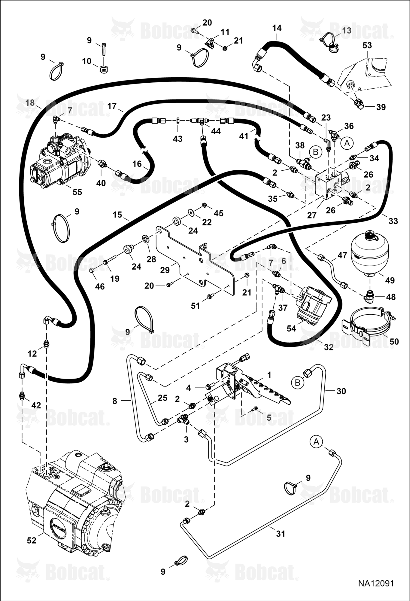 Hydraulic Circuitry (Brake System) (Italy Configuration)
