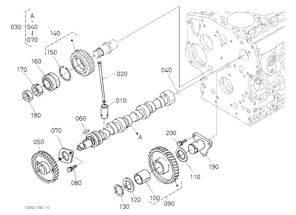 Camshaft And Idle Gear Shaft