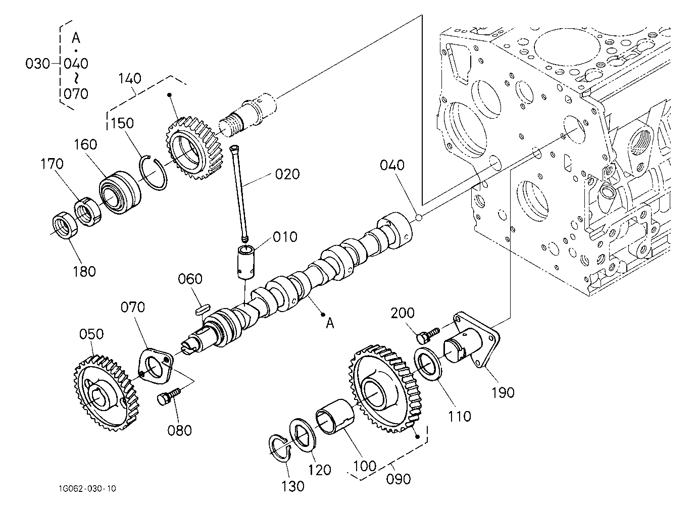 Camshaft And Idle Gear Shaft