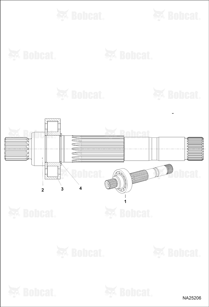 Hydrostatic Pump (Drive Shaft)  B53C12001 & Above