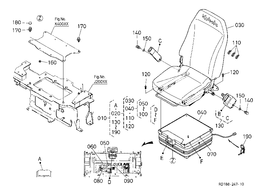 Seat Kit (Air Suspension) ## [Cabin] ## [K6746]