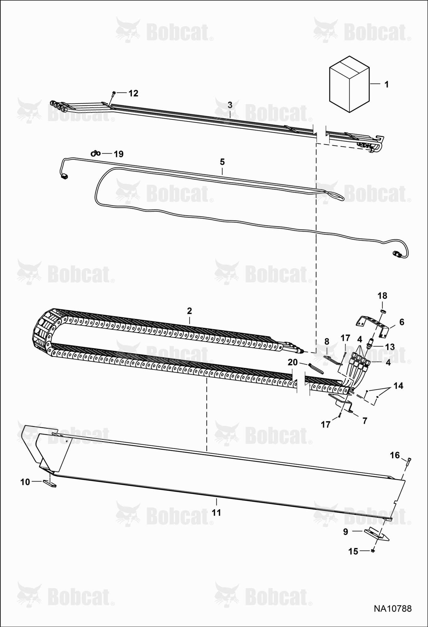 Hydraulic Circuitry (Boom Tray)