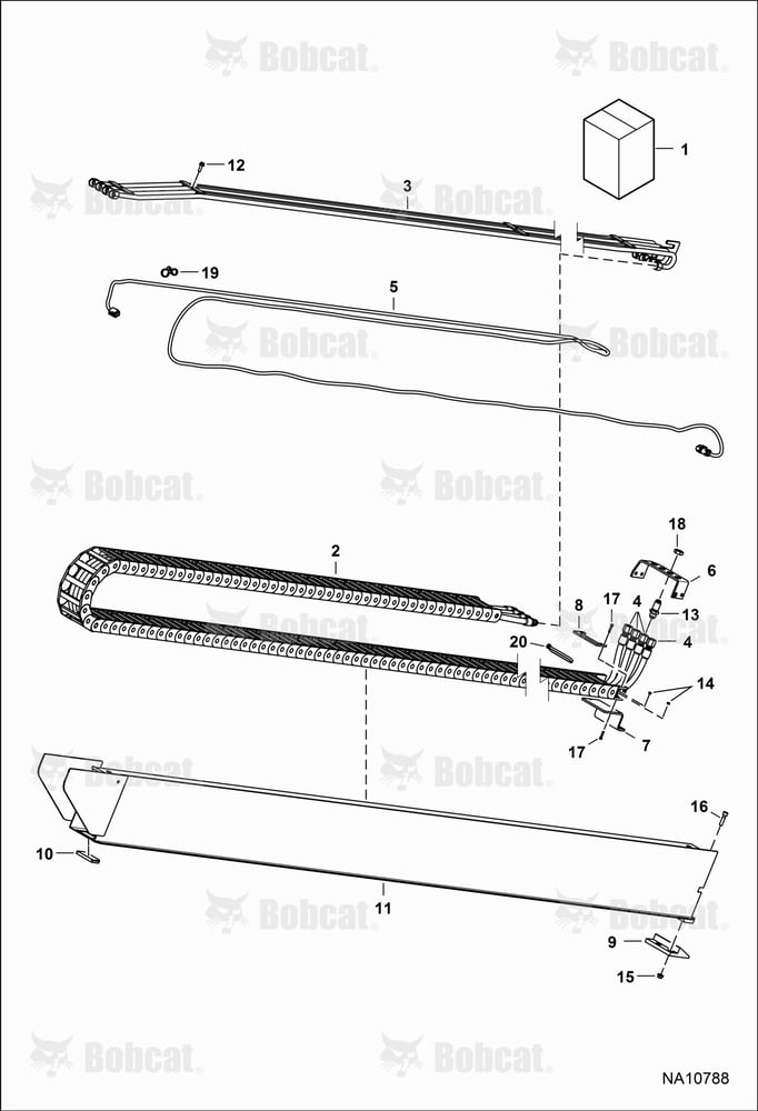 Hydraulic Circuitry (Boom Tray)