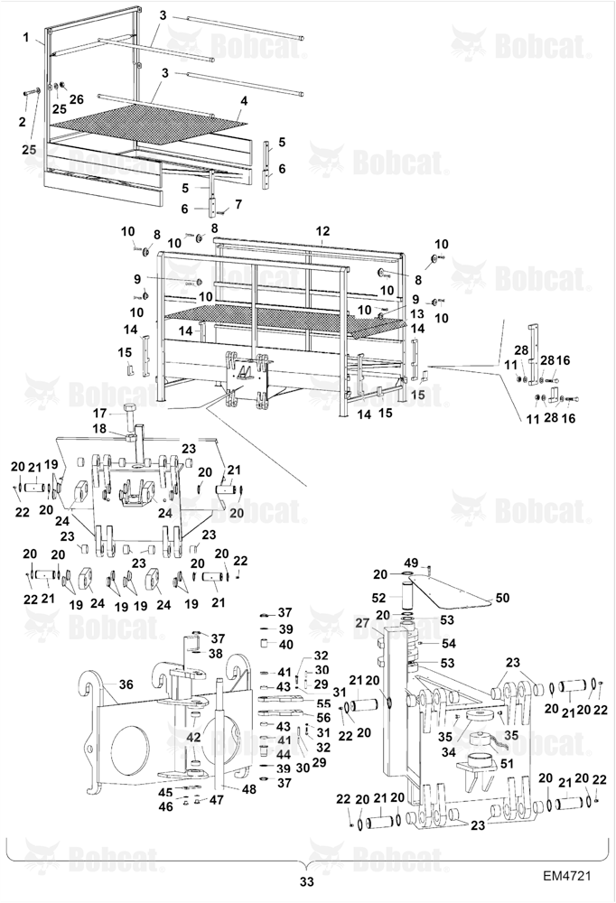 Expandable Rotating Man Platform W/RC (BUD6398 & BUD6309) (Mounting Frame)