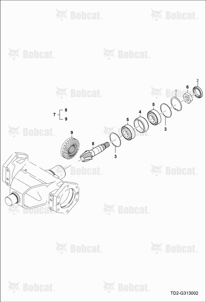 Bevel Pinion Shaft Group