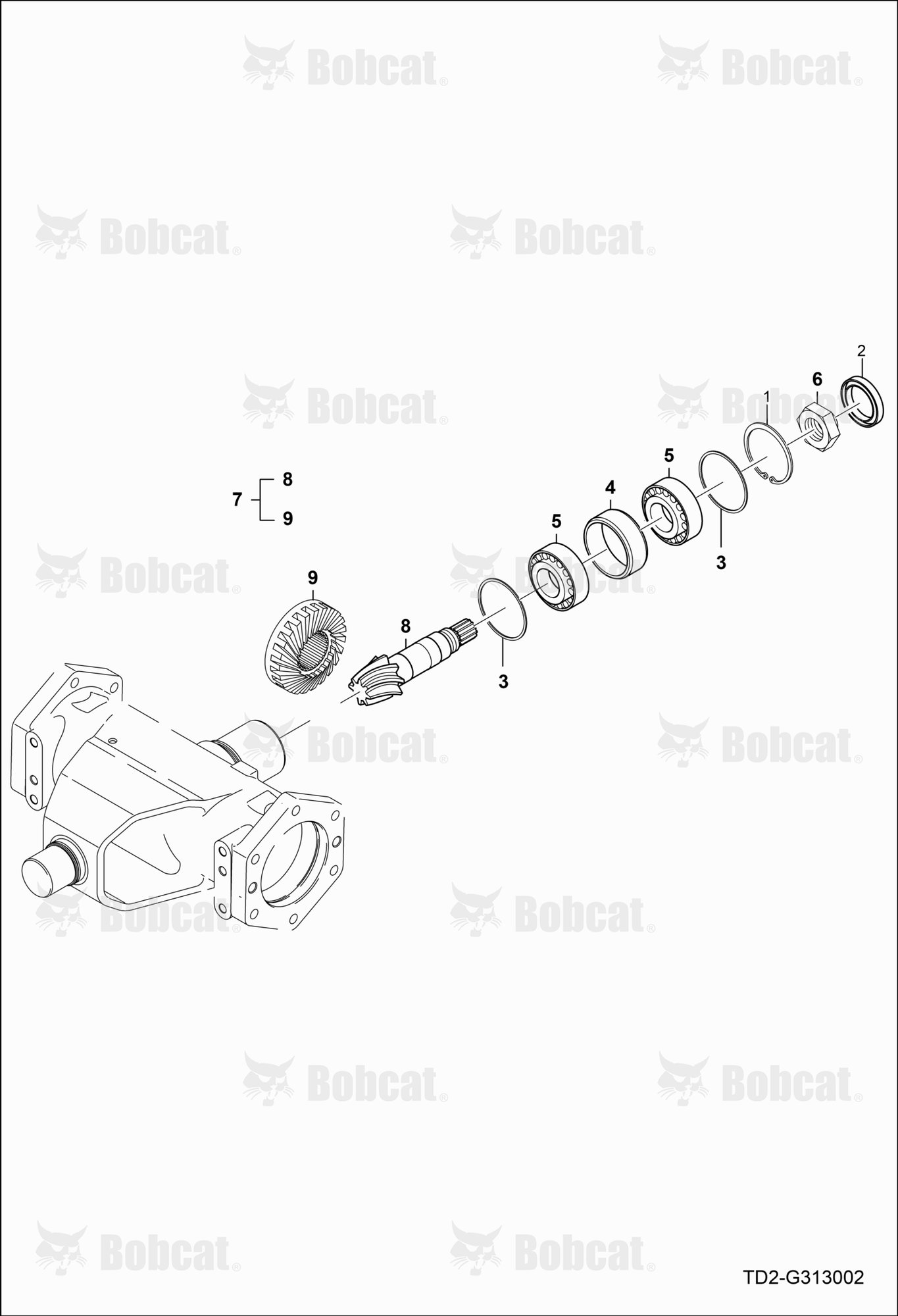Bevel Pinion Shaft Group