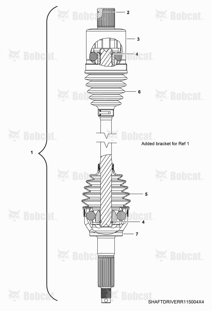 Drive TRAIN, Rear Drive Shaft
