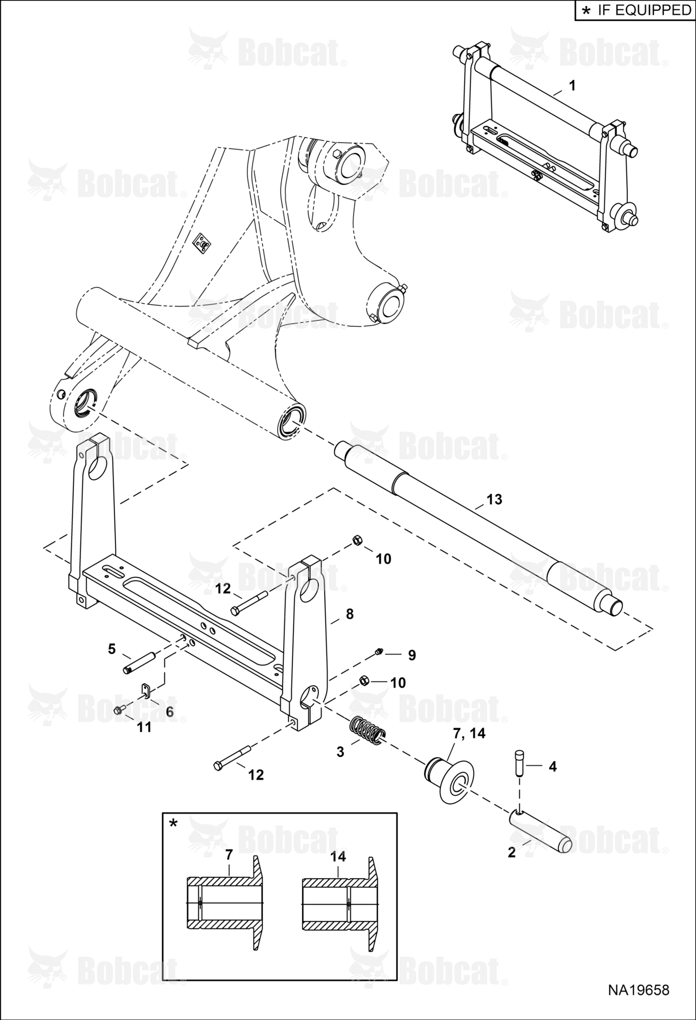 Attachment Carrier (Quick-Tach)  B53C11001 - B53C12686
