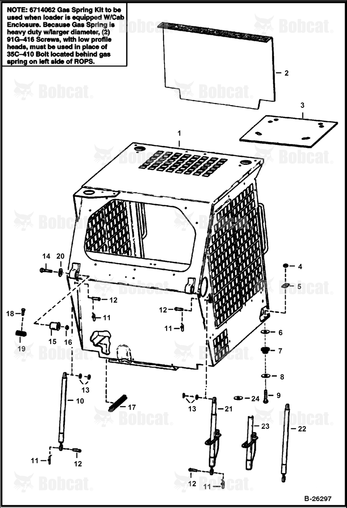 Operator CAB  502620001 & Above