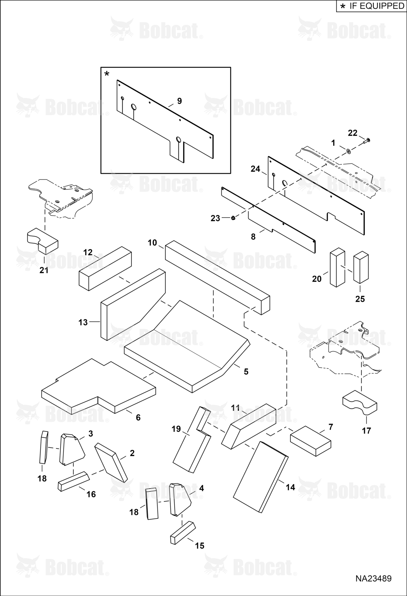 Operator CAB (Insulation) (Hood) (Canopy) (Floor)