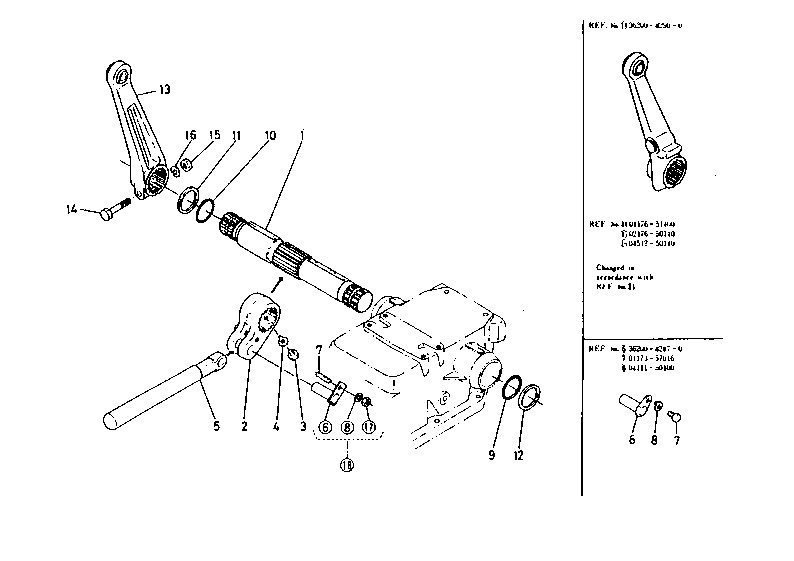 Oil Pump Arm Shaft