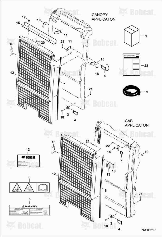 Special Application Kit (Cab and Canopy)