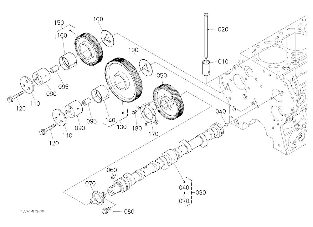 Camshaft And Idle Gear Shaft