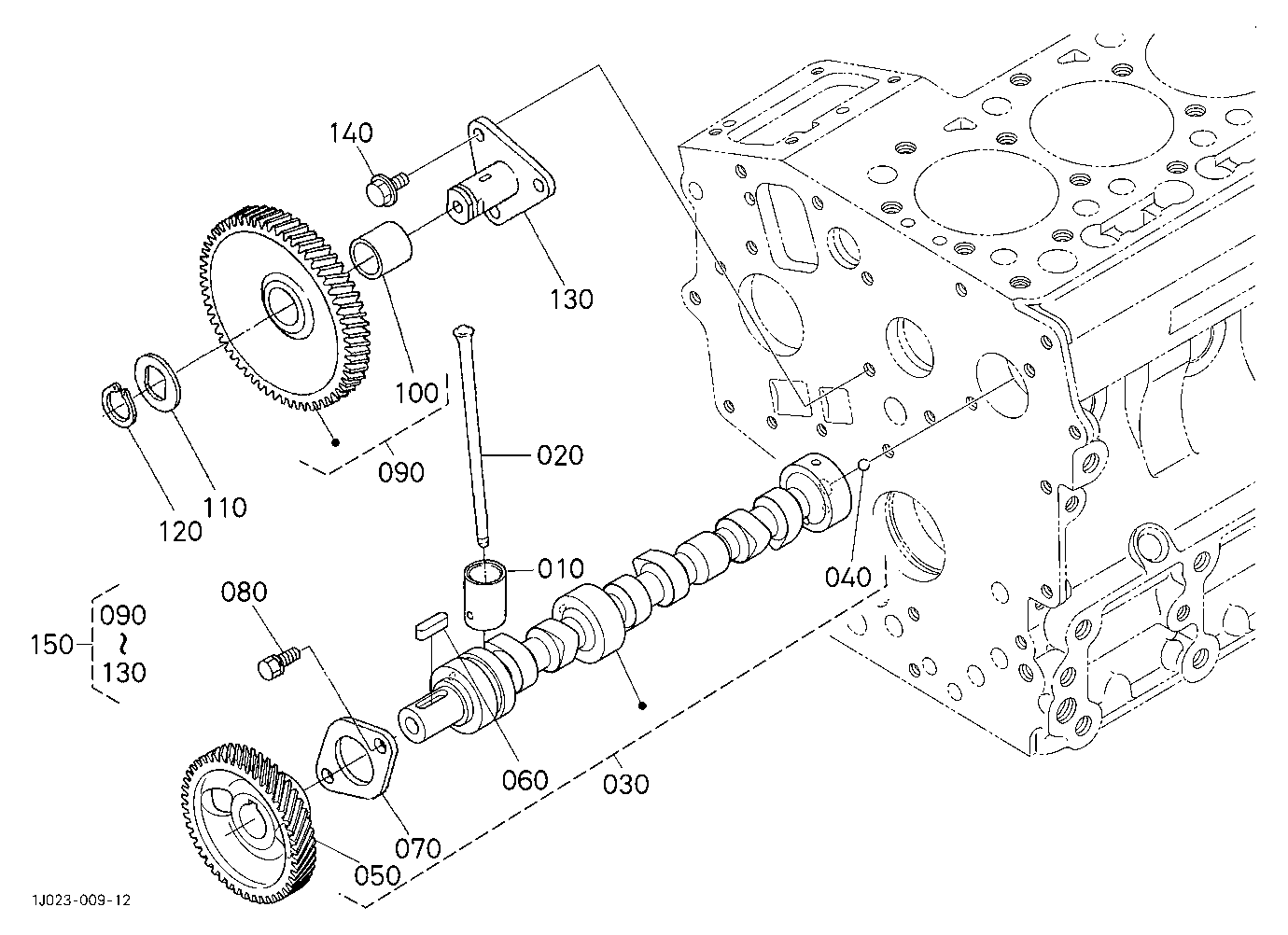 Camshaft And Idle Gear Shaft