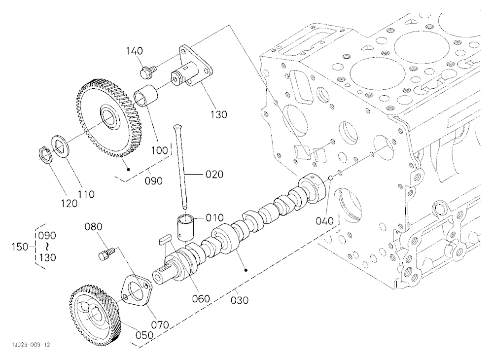 Camshaft And Idle Gear Shaft